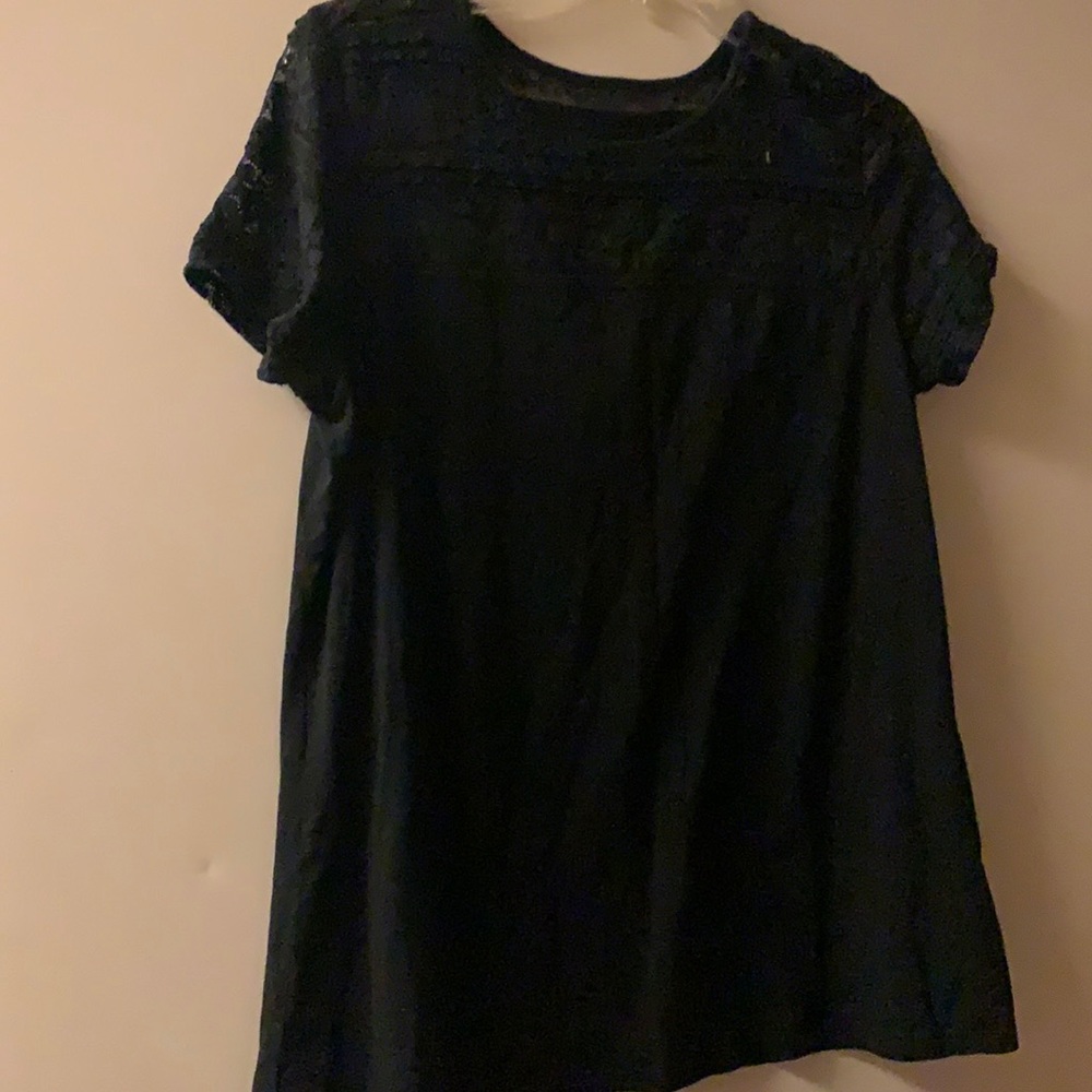 Black Torrid Tee with Lace